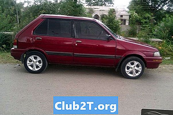 1993 Subaru Justy Autoradio Bedradingsgids