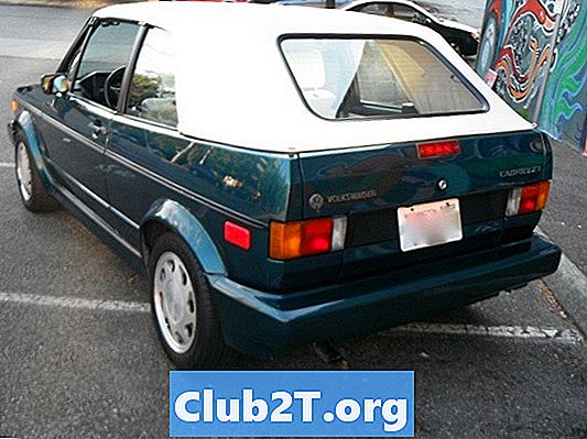 1993 Volkswagen Cabriolet -autoradio-stereokytkentäkaavio