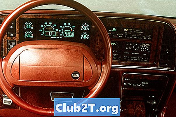 Схема подключения автомобильного радиоприемника Buick Riviera 1990 года