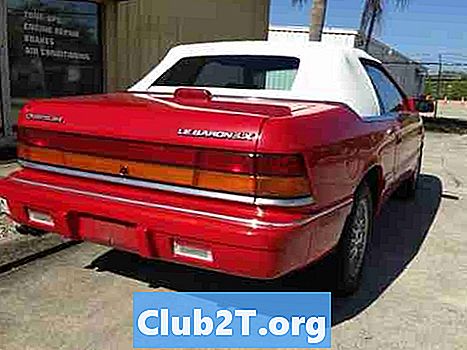 1994 Chrysler Lebaron Convertible Auto signalizācijas vadu shēma