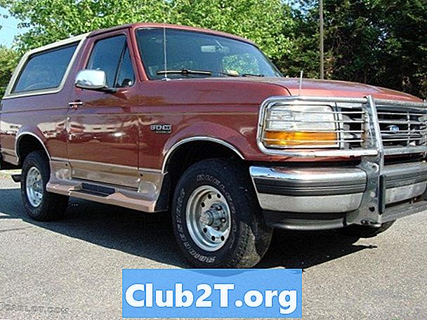 1994 Ford Bronco auto lambi suuruse skeem