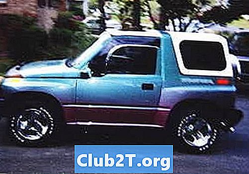 1997 Geo Tracker מכונית אזעקה תרשים חיווט