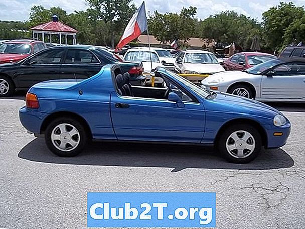1994 Honda Civic Del Sol Sơ đồ nối dây báo động ô tô