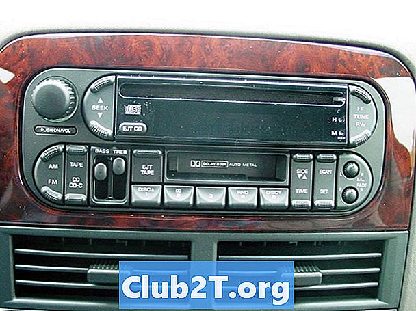 2000 Jeep Cherokee bilradio stereo ledningsdiagram