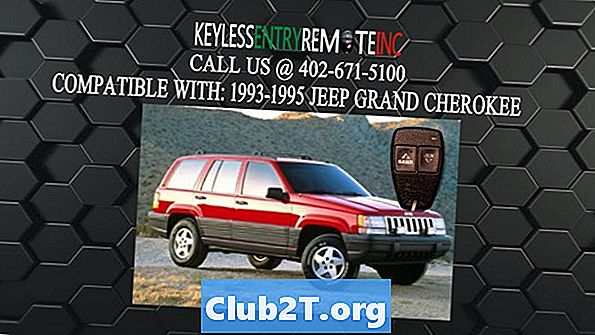 1994 Jeep Grand Cherokee Keyless Entry startovací drátový graf