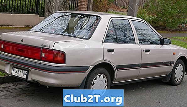 1994 Mazda 323 bil sikkerhedsledning diagram