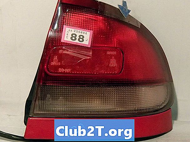 1994 Náhradní tabulka žárovek Mazda 626
