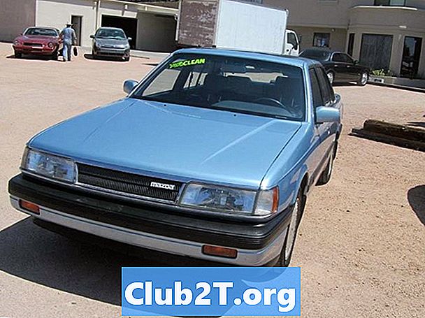 1994 Διάγραμμα καλωδίωσης συναγερμού αυτοκινήτου Mazda 929