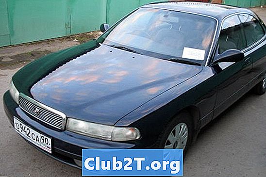 1994 Mazda 929 หลอดไฟรถยนต์ขนาดไดอะแกรม