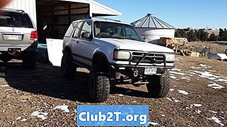 1994 m. „Mazda Navajo“ nuotolinio paleidimo laidų schema