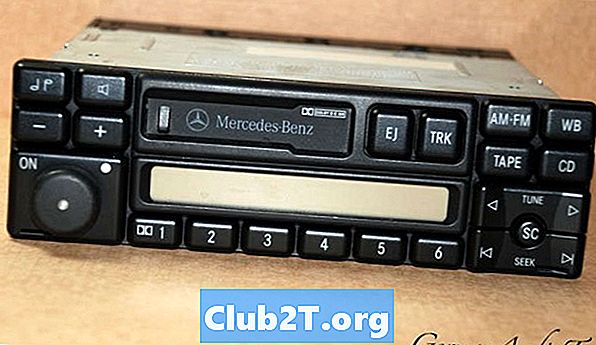 1994 Mercedes C220 Car Audio juhtmestiku skeem