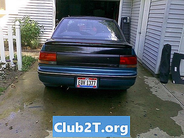 1994 Subaru Legacy Autolampun koon kaavio