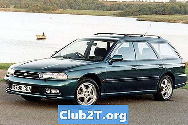 1994 m. Subaru Legacy Wagon nuotolinio automobilio paleidimo laidų schema