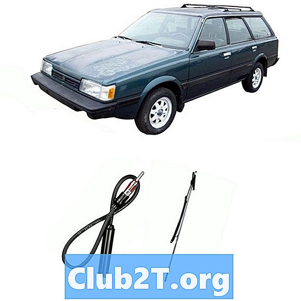 1994 m. Subaru Loyale automobilių radijo laidų schema