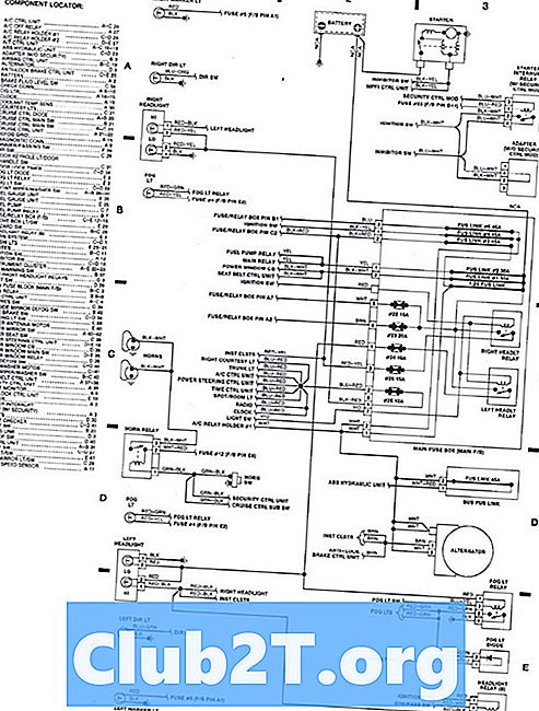 1994 دليل مقاسات سوبارو SVX للسيارات المصباح الكهربائي