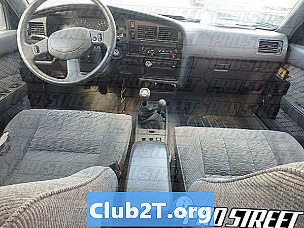 1994 Toyota 4Runner 자동차 라디오 배선 다이어그램