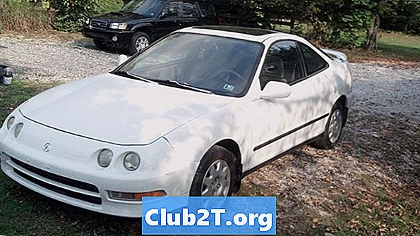 1995 แผนภูมิขนาดยางรถยนต์ของ Acura Integra LS