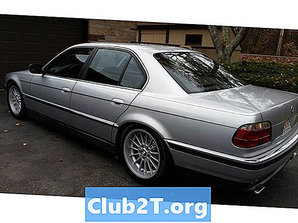 1995 BMW 740i Car Audio guía de cableado