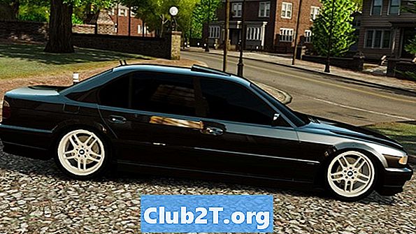 1995 BMW 750il ขนาดฐานหลอดไฟรถยนต์