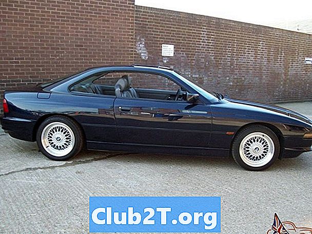 1995 BMW 840ci Car Audio Schemat przewodów