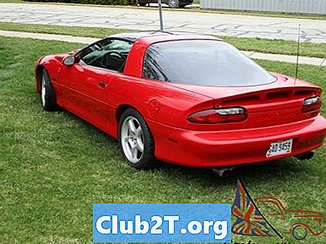 1995 Chevrolet Camaro Auto Alarm Ožičenje Kodovi boja