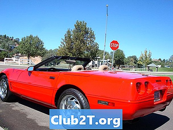 1995 Μεγέθη λαμπτήρων αυτοκινήτου Chevrolet Corvette