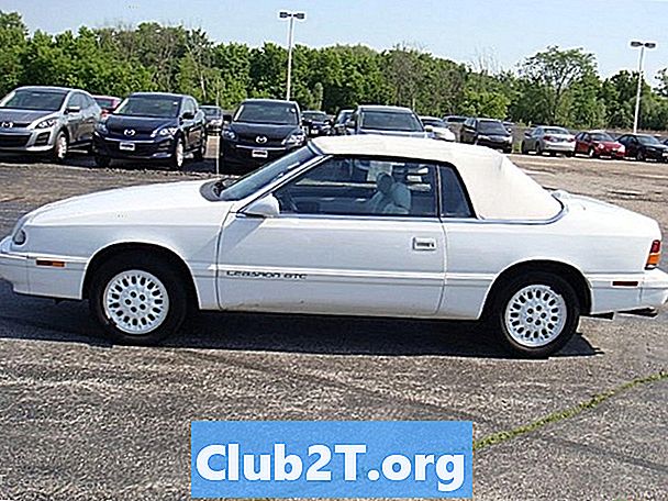 Schéma de câblage de l'alarme de voiture décapotable Chrysler Lebaron 1995