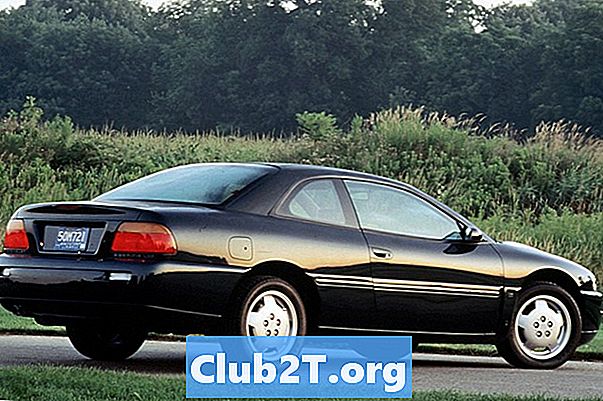 1995 Chrysler Sebring Coupe Penggera Kereta Pasang Rajah