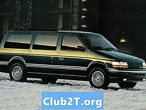 1995 קרייזלר טאון מדינה כלי רכב צמיגים גדלים תרשים