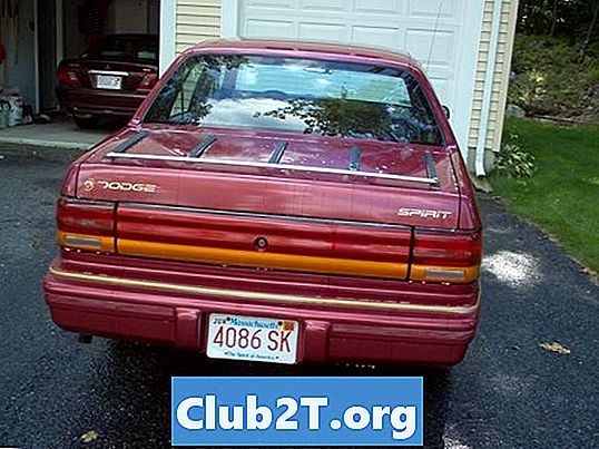 1995 Dodge Spirit-Glühlampengrößendiagramm