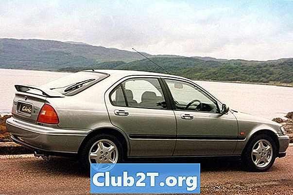 1995 Honda Civic Hatchback Schéma zapojenia autorádia