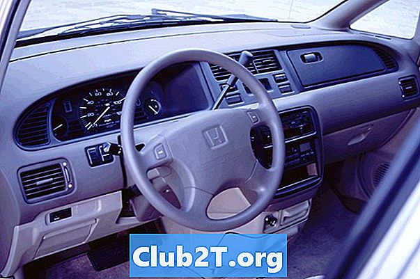 Schemat okablowania stereo audio Honda Odyssey z 1995 roku