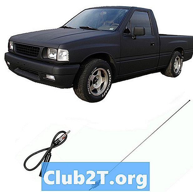1995 Isuzu Pickup המכונית תרשים התקנה סטריאו