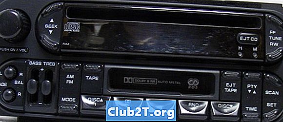 1995 Jeep Cherokee autórádió sztereó audio kábelezés