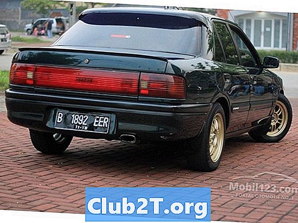 1995 Sơ đồ nối dây báo động ô tô Mazda 323