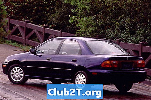1995 Mazda Protege ES Bildekk Størrelsesguide