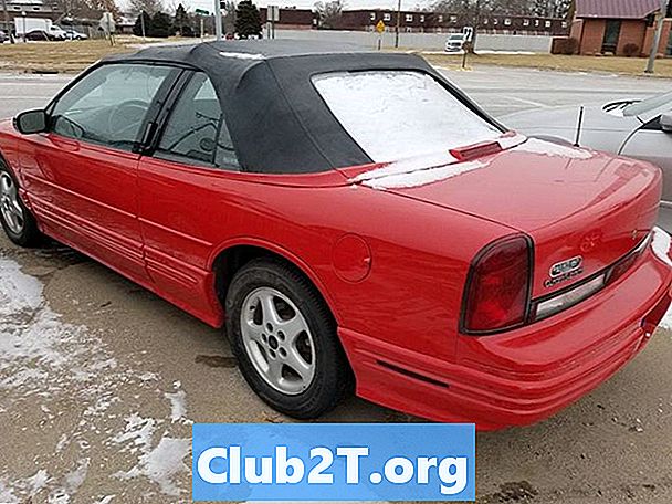 1995 Tabela rozmiarów żarówek Oldsmobile Cutlass Supreme