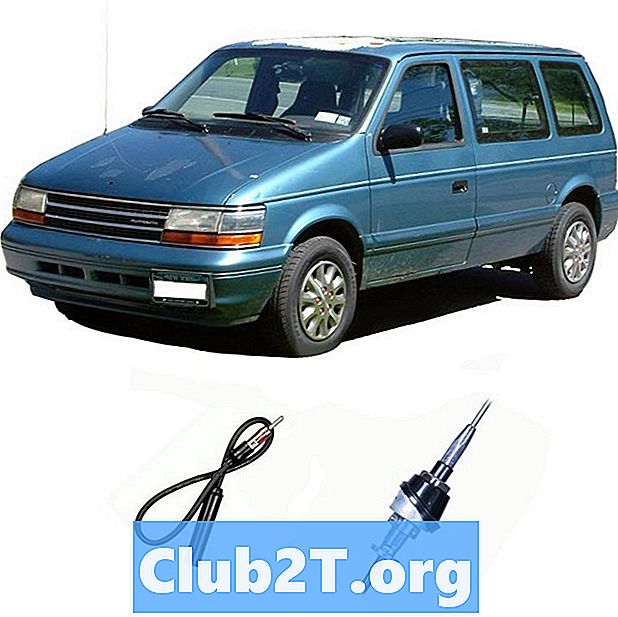1995 Plymouth Voyager Car Radio Stereo Schemat okablowania