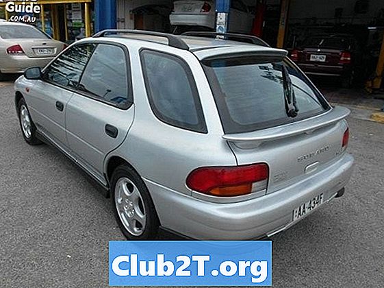 1995 m. Subaru Impreza automobilių radijo laidų schema