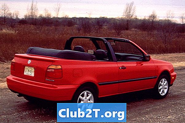 1995 m. Volkswagen Cabrio automobilių signalizacijos schema