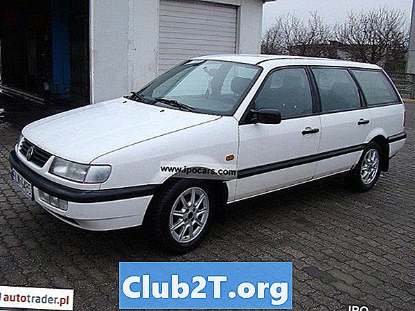 Carta de fiação de rádio de carro Volkswagen Passat 1995