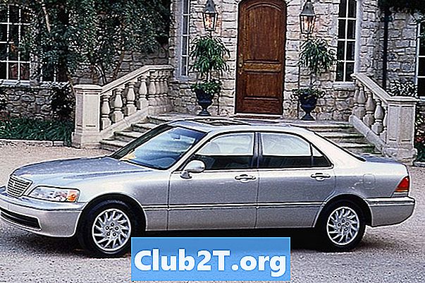 1996 m. Acura RL automobilių lemputės dydžio vadovas