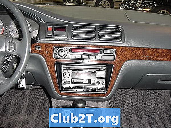 1996 Acura SLX कार रेडियो वायर चार्ट - कारों