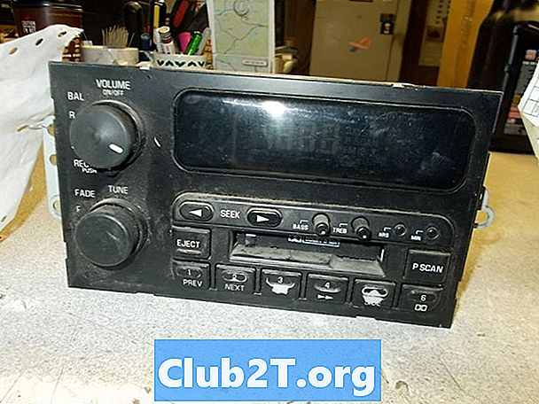 1996 Buick Skylark auto radio vadu shēma