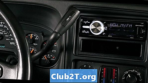 1996 m. „Chevrolet Camaro“ automobilio stereo laidų schema