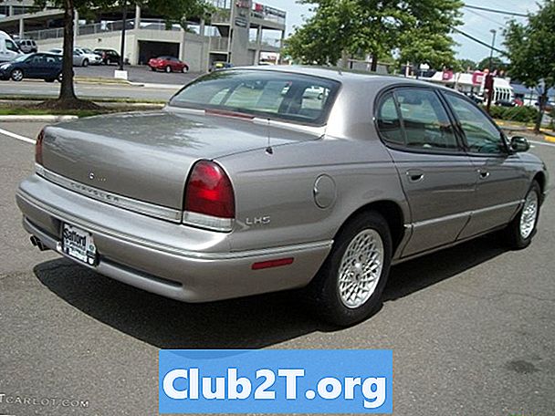 1996 Chrysler LHS Rozmery žiarovky pre automobilový priemysel