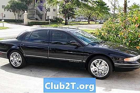 1996 Chrysler LHS carro diagrama de fiação de áudio