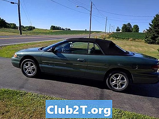 1996 Chrysler Sebring konvertējamā auto audio vadu shēma