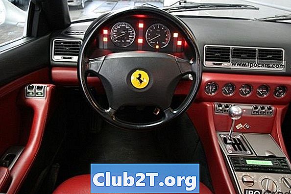 1996 Ferrari 456 GT auto radio vadu shēma