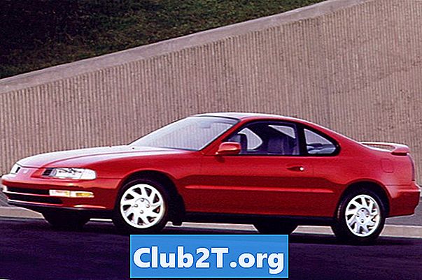 1996 Honda Prelude Si bil dekk størrelse diagram - Biler